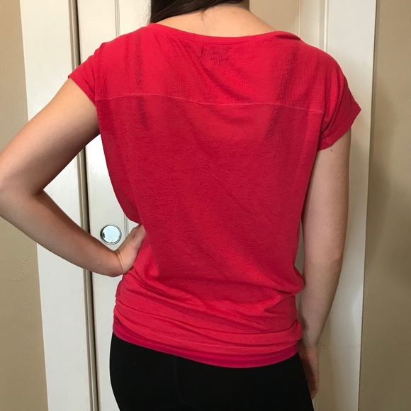 AE Pink Slouchy-fit Tee - Picture 2 of 3